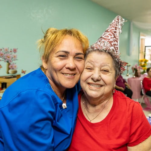 Celebration at the center