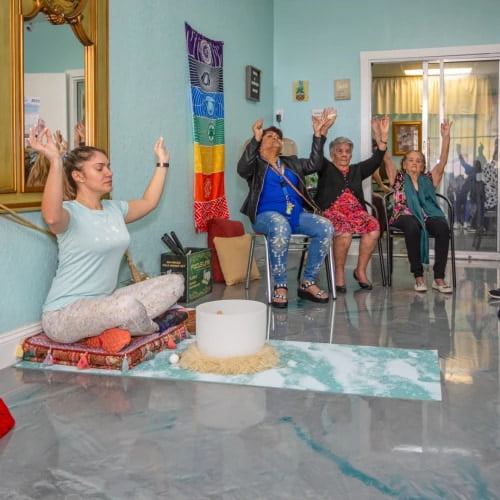 Daily activities at the center