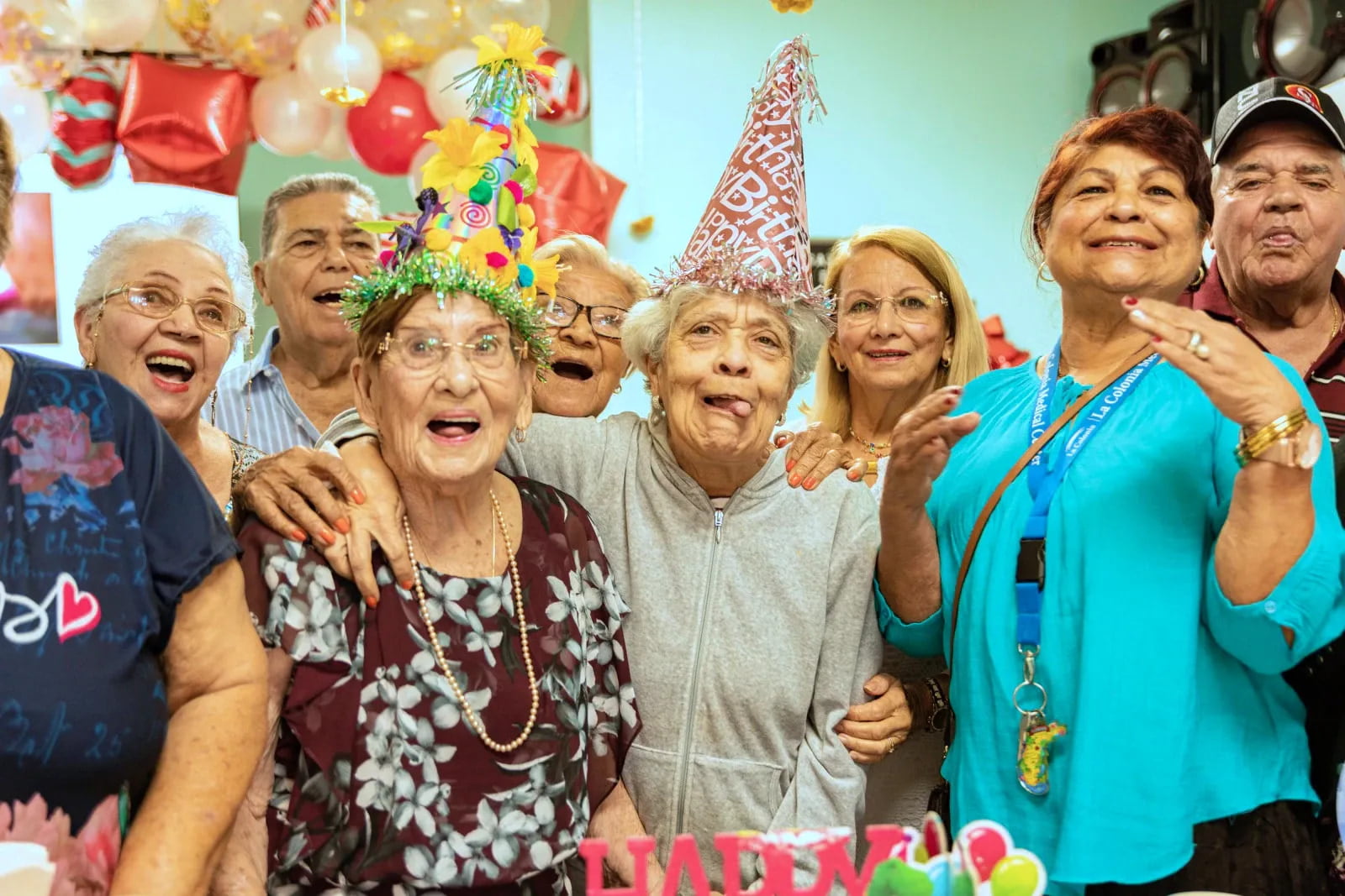 Birthday celebration at the center