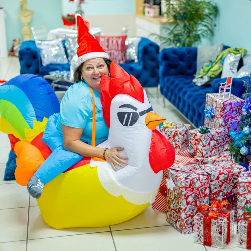 Christmas celebration at the center